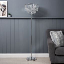 Inlight Sobra Satin Chrome Effect 3 Lights Led Floor Lamp - thumbnail 8