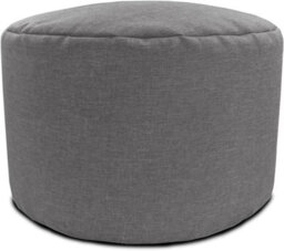 rucomfy Beanbags Rucomfy Indoor Pouffe Bean Bag - Platinum Barley Ottoman Footstool - thumbnail 2