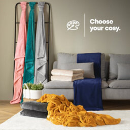 Livivo Double Fleece Blanket - Urban Chic - thumbnail 7