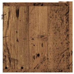 Berkfield Wall Mounted Tv Cabinet Old Wood 100X30X30 Cm Engineered Wood - thumbnail 5