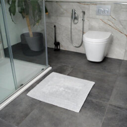 Allure Bath Fashions Elegance Reversible Heavyweight Shower Mat - Dove Grey - thumbnail 4