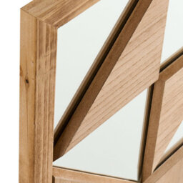 Beliani Wall Decor Hiesville Fir Wood 75 Cm Light Brown - thumbnail 5
