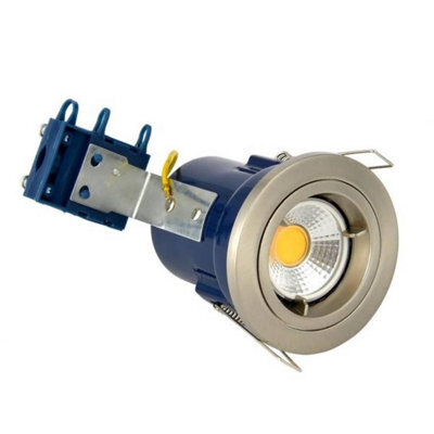 Forum Lighting Forum Electralite Ela-27465-Schr Yate Fixed Fire Rated Downlight - Satin Chrome (11948)