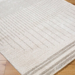 Livabliss Fossay Shaggy-Washable Beige Brown Green Grey Global High Pile Living Bedroom Rug 120 X 170 Cm Easy Care, Non Shedding - thumbnail 6