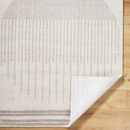 Livabliss Fossay Shaggy-Washable Beige Brown Green Grey Global High Pile Living Bedroom Rug 120 X 170 Cm Easy Care, Non Shedding - thumbnail 4