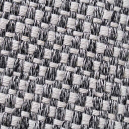 Pacific Lifestyle Indoor And Outdoor Graphite And White Basket Weave Scatter Cushion - thumbnail 5