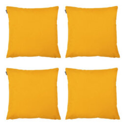 icon Indoor And Outdoor Waterproof Filled Cushion Set Of 4 Yellow