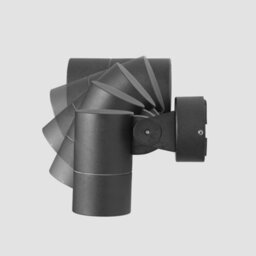 Luminosa Lighting Luminosa Eleve Outdoor Single Spotlight Black, Ip65 - thumbnail 3
