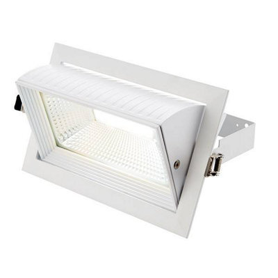 Luminosa Lighting Luminosa Axial Integrated Led Recessed Light Matt White, Glass - image 1