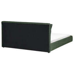 Beliani Bed Fabric Bajonna 180 X 200 Cm (Eu Super King) Dark Green - thumbnail 6