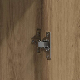 Berkfield Modern 3 Piece Bathroom Furniture Set Artisan Oak Engineered Wood - thumbnail 9