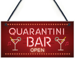 Red Ocean Novelty Home Bar Signs Quarantine Gifts For Man Cave Bar Signs And Plaques - thumbnail 1