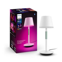 Philips Hue Go Smart Portable Table Lamp Downlight - White & Colour Ambiance Led With Bluetooth. For Home Indoor Lighting