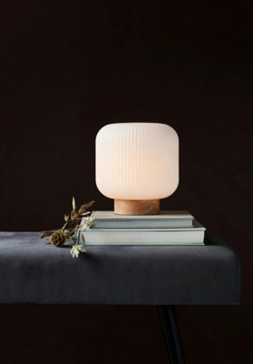 Nordlux Milford Glass Table Lamp Hand Blown Glass Brown,mains - image 1