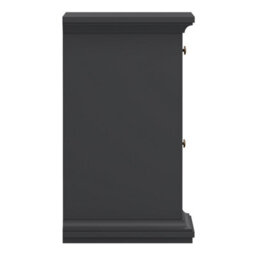 Furniture To Go Paris Nightstand 1 Door + 1 Drawer In Matt Grey - thumbnail 4