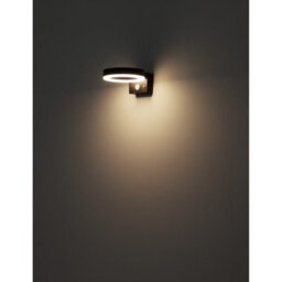 Luminosa Lighting Luminosa Solarleuchte Outdoor Modern Wall Lamp Matt Black Ip44 Led 4000K - thumbnail 5