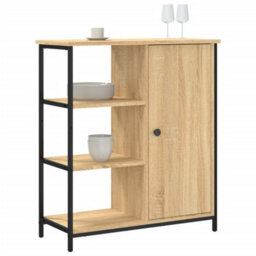 Berkfield Sideboard Sonoma Oak 70X30X80 Cm Engineered Wood - thumbnail 3
