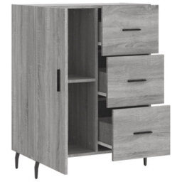 Berkfield Classic Sideboard Grey Sonoma 69.5X34X90 Cm Engineered Wood - thumbnail 6