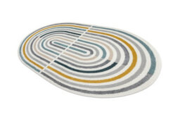 RugsX Carpet Fusion 5711 White Dark Green Shape - Geometric, Modern, Abstract, 160X220 Cm - thumbnail 3