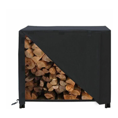Firewood Rack 48X24X42 Inches, Dust Cover For Large Capacity Outdoor Fireplace, Waterproof 210D - image 1
