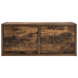 Berkfield Tv Cabinet Smoked Oak 60X31X25.5 Cm Engineered Wood - thumbnail 6