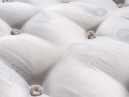 Divan Base Direct Sophia Briar-Rose Amber 1000 Pocket Sprung Natural Wool Bamboo Bed Set 5Ft King 4 Drawers  - Wool Chestnut - thumbnail 4