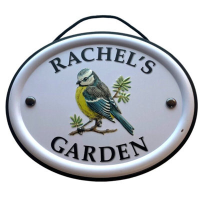 Mulberry Studios Decorative Bird Garden Sign - Rachel's Garden