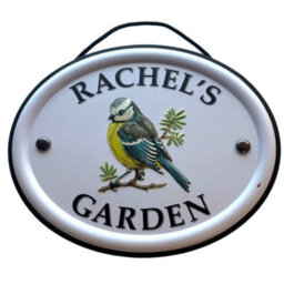Mulberry Studios Decorative Bird Garden Sign - Rachel's Garden