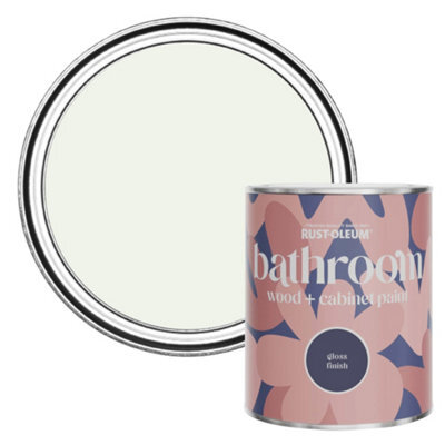 Rust-Oleum Steamed Milk Gloss Bathroom Wood & Cabinet Paint 750Ml - image 1
