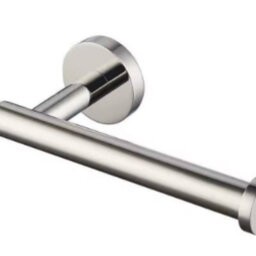Wall Mounted Toilet Roll Holder Tissue Paper Stand Bathroom Bar Square Uk - thumbnail 1