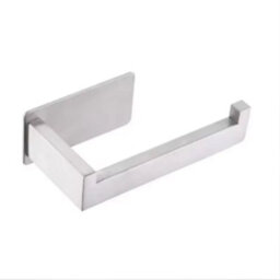 Wall Mounted Toilet Roll Holder Tissue Paper Stand Bathroom Bar Square Uk - thumbnail 6