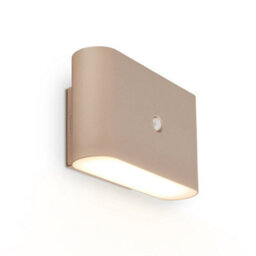 Briloner Cordless Wall Light Rechargeable Lamp Up & Down Motion Sensor Stick-On 3W, 270Lm Beige