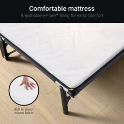 Jay-Be Ce120 Compact Folding Bed With E-Fibre Mattress, Small Double - thumbnail 4