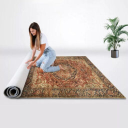 Ameha Majestic Cashmere Non Slip Area Rug 120 X 170 Cm Rugs Living Room Modern Bedroom Super Soft Carpets - thumbnail 4