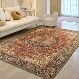 Ameha Majestic Cashmere Non Slip Area Rug 120 X 170 Cm Rugs Living Room Modern Bedroom Super Soft Carpets - thumbnail 3