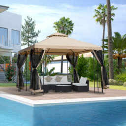 3X3(M) Outdoor Gazebo Patio Pavilion Canopy Tent - thumbnail 3