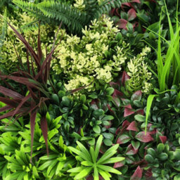True Products Premium Artificial Green Plant Living Wall Panel 50Cm X 50Cm - Carnival C - thumbnail 4