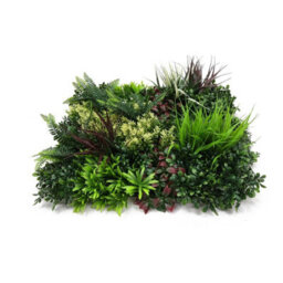 True Products Premium Artificial Green Plant Living Wall Panel 50Cm X 50Cm - Carnival C - thumbnail 2