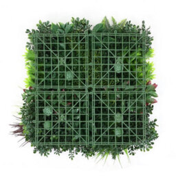 True Products Premium Artificial Green Plant Living Wall Panel 50Cm X 50Cm - Carnival C - thumbnail 5
