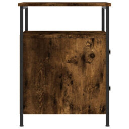 Berkfield Bedside Cabinet Smoked Oak 44X45X60 Cm Engineered Wood - thumbnail 7