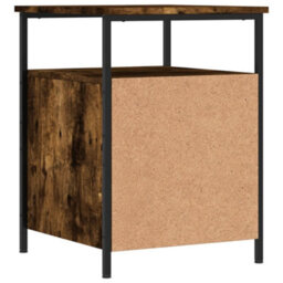Berkfield Bedside Cabinet Smoked Oak 44X45X60 Cm Engineered Wood - thumbnail 8