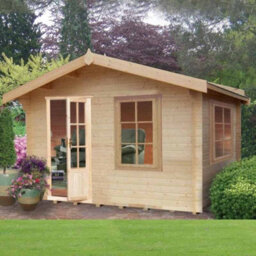 Shire Bucknells 28 mm Log Cabin 10 X 8 Feet - thumbnail 2