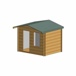 Shire Bucknells 28 mm Log Cabin 10 X 8 Feet - thumbnail 5