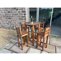 Marlborough Traditional Deluxe Alfresco Bar Set Four Seater - thumbnail 1