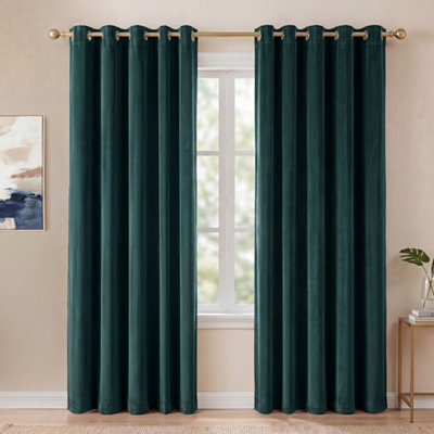 Marlow Velvet Blackout Curtains Thermal Insulated For Bedroom Living Room - image 1