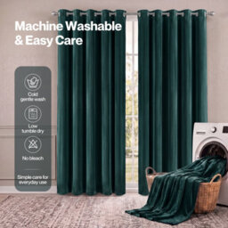 Marlow Velvet Blackout Curtains Thermal Insulated For Bedroom Living Room - thumbnail 9