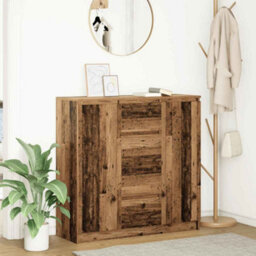 Berkfield Sideboard With Drawers Old Wood 100.5X35X98.5 Cm Engineered Wood - thumbnail 1