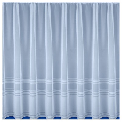 Tyrone Textiles Hudson Stripe Lace Net Cut Panel (500 X 160Cm) - image 1