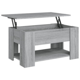 Vidaxl Coffee Table Grey Sonoma 79X49X41 Cm Engineered Wood - thumbnail 2