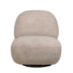 Nordlys Gray Swivel Lounge Chair Modern Design Style Living Room - thumbnail 8